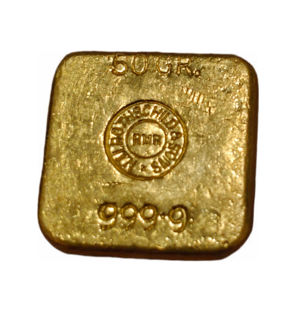 50 Gram goudbaar Rothschild & Sons