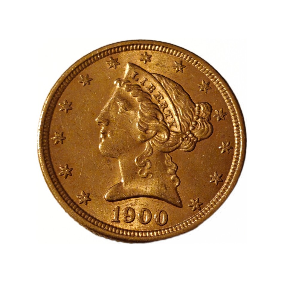 Gouden $ 5 USA Liberty Head