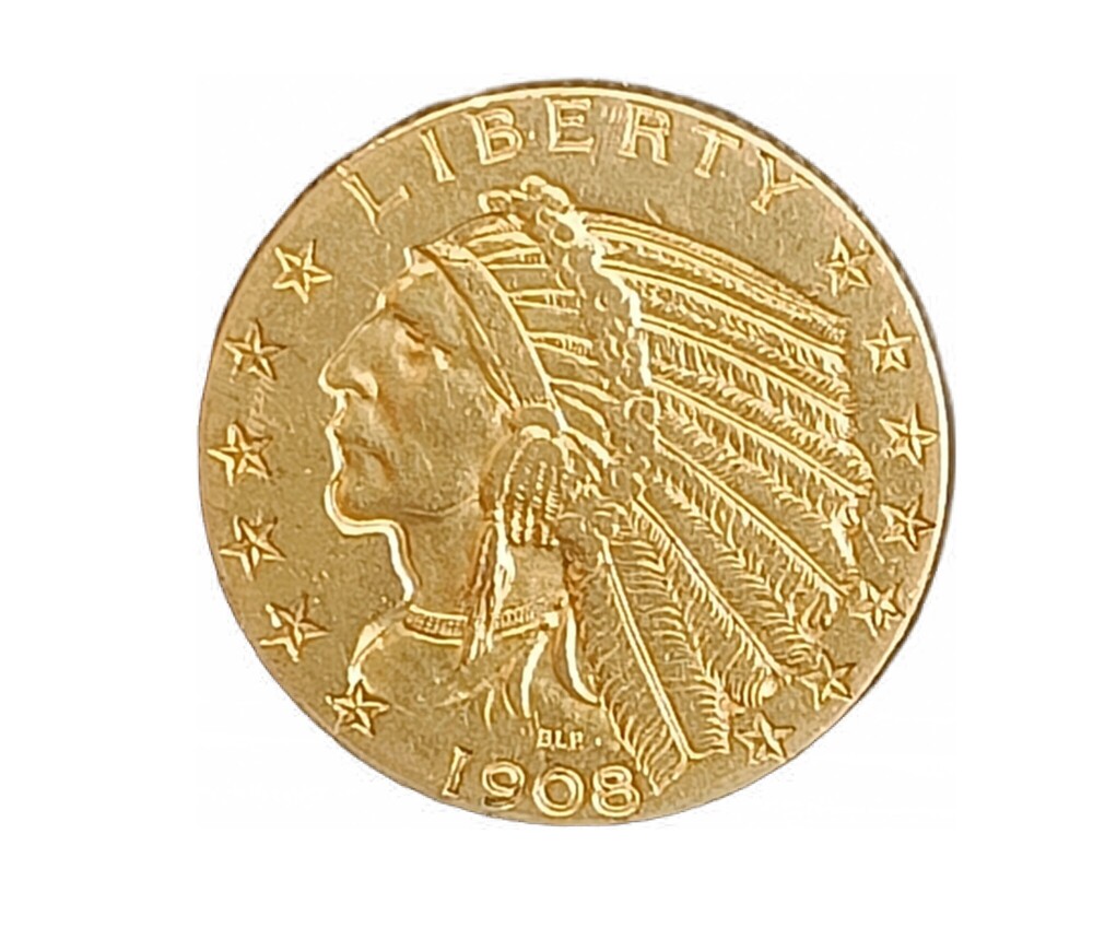 Gouden $ 5 USA Indian Head