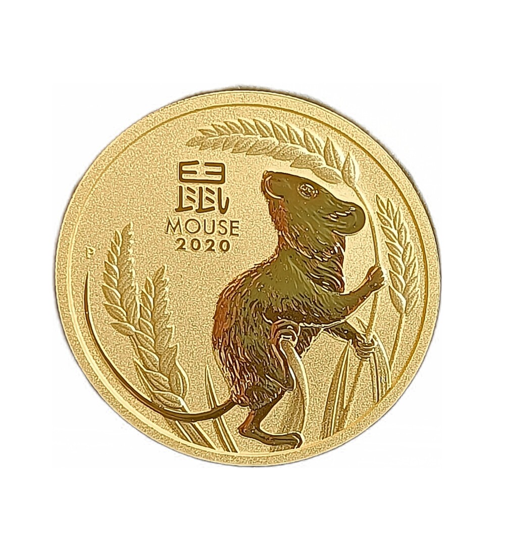 1 Oz gouden Lunar year of the Mouse