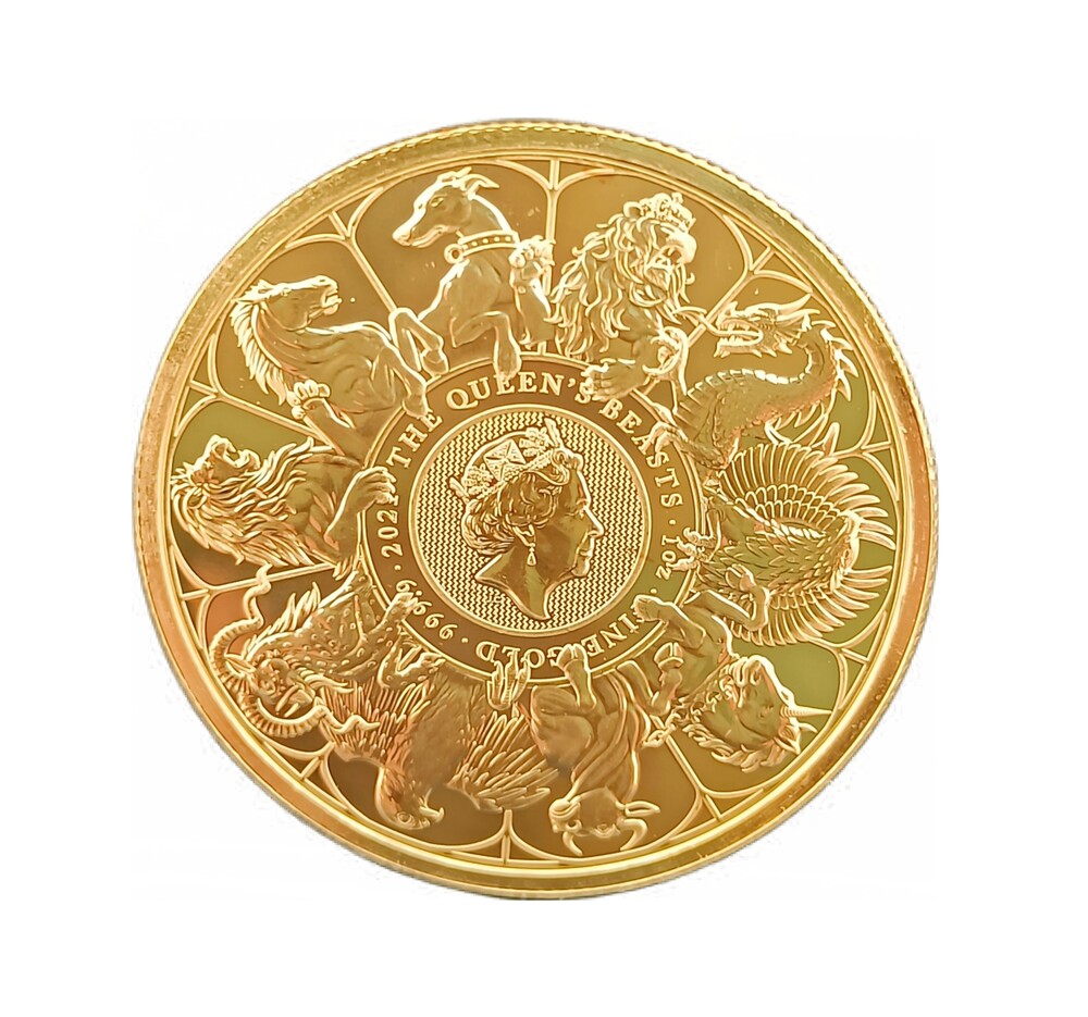 1 Oz gouden Queens Beast 2021