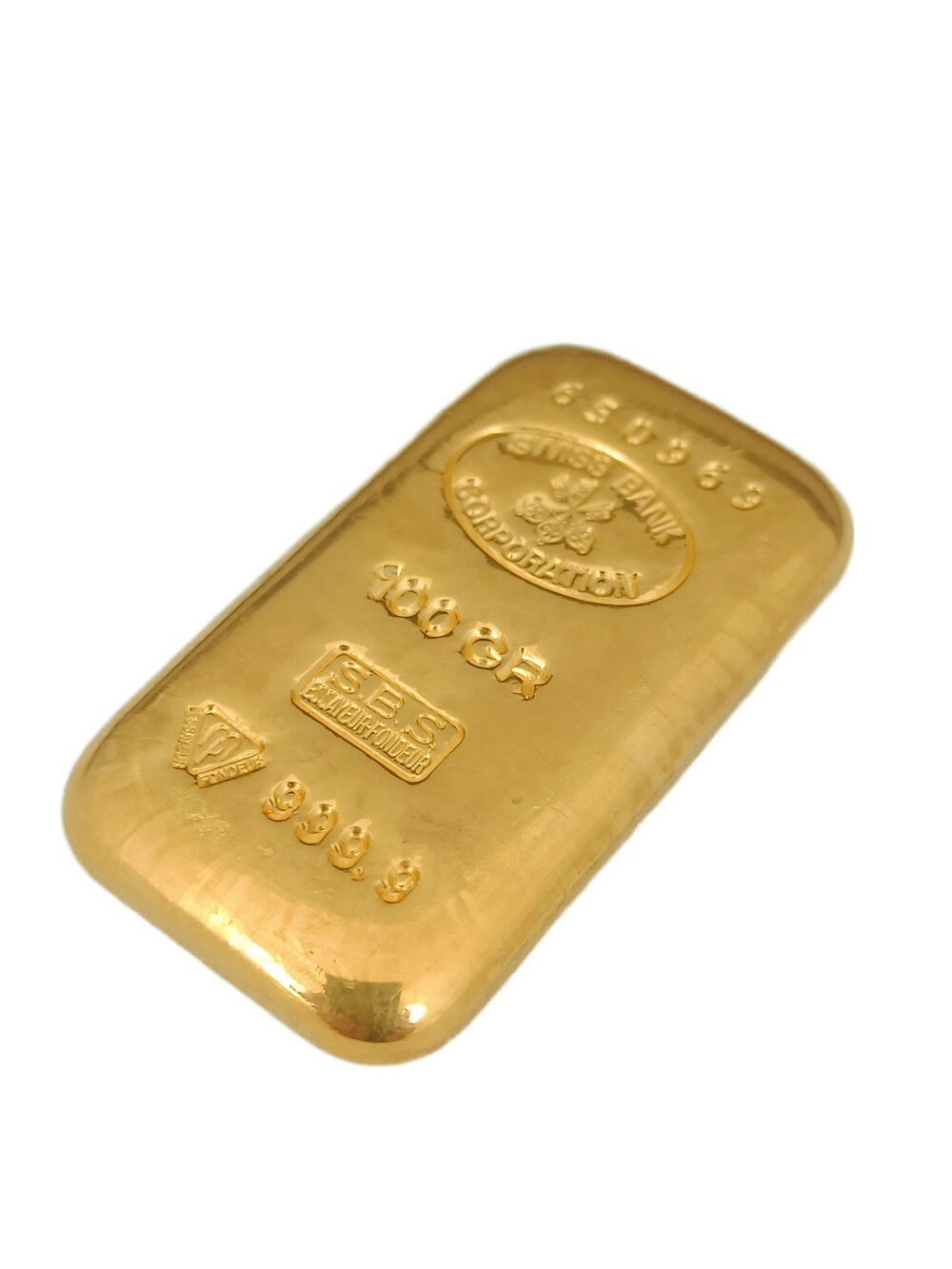 100 Gram goudbaar Metalor Swiss Bank