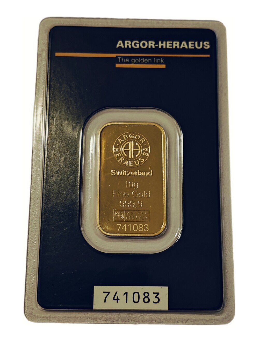 10 Gram goudbaar Argor-Heraeus