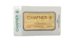 50 Gram goudbaar Hafner