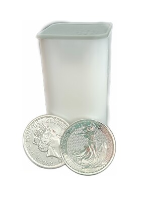 25 x 1 Oz zilveren Britannia