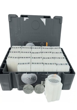 500 x 1 Oz zilveren krugerrand monsterbox